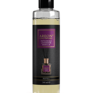 Rezerva Odorizant Casa & Birou - Areon Home Perfume Refill 260 ml Premium - Patchouli, Lavander & Vanilla