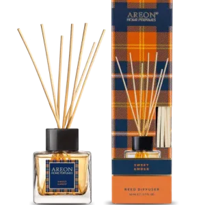 Odorizant pentru Casa - Areon Home Perfume Tartan 50 ml - Sweet Amber